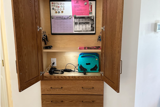 Custom built-ins entertainment center for niche wall transformation real life project