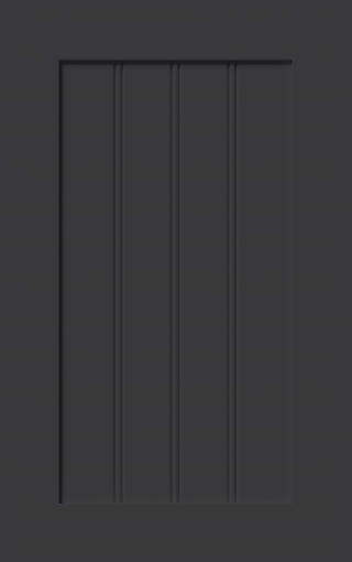 Camden cabinet doors in Tricorn Black