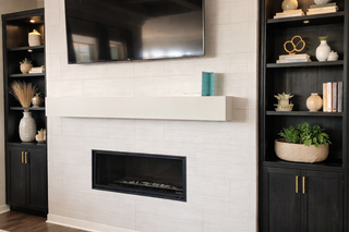 custom built ins black shaker cabinets with adjustable shelving