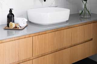 Custom kitchen vanities inspiration slab wood floating vanity modern bathroom design