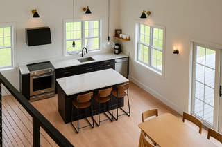 Mary Jo modern black kitchen image 6