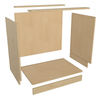 Cabinet box construction detail