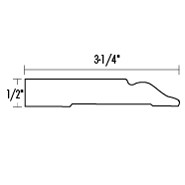 Base Molding 3.25" MDF Now