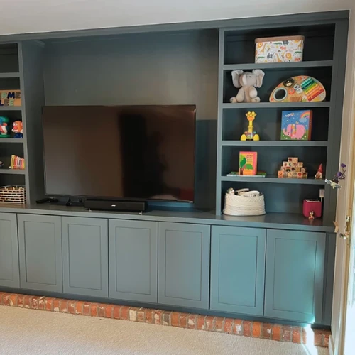 Charles' unfinished shaker cabinet doors with MDF panel and paintable hardwood frame