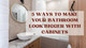 5 Ways To Make Your Bathroom Look Bigger With Cabinets 5 Ways To Make Your Bathroom Look Bigger With Cabinets