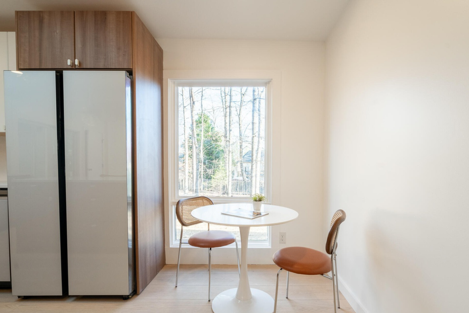 Custom built-in real life project featuring Modern Turino cabinetry details and clean lines