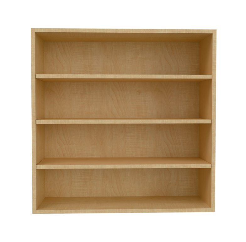 Frameless Open Wall Cabinets