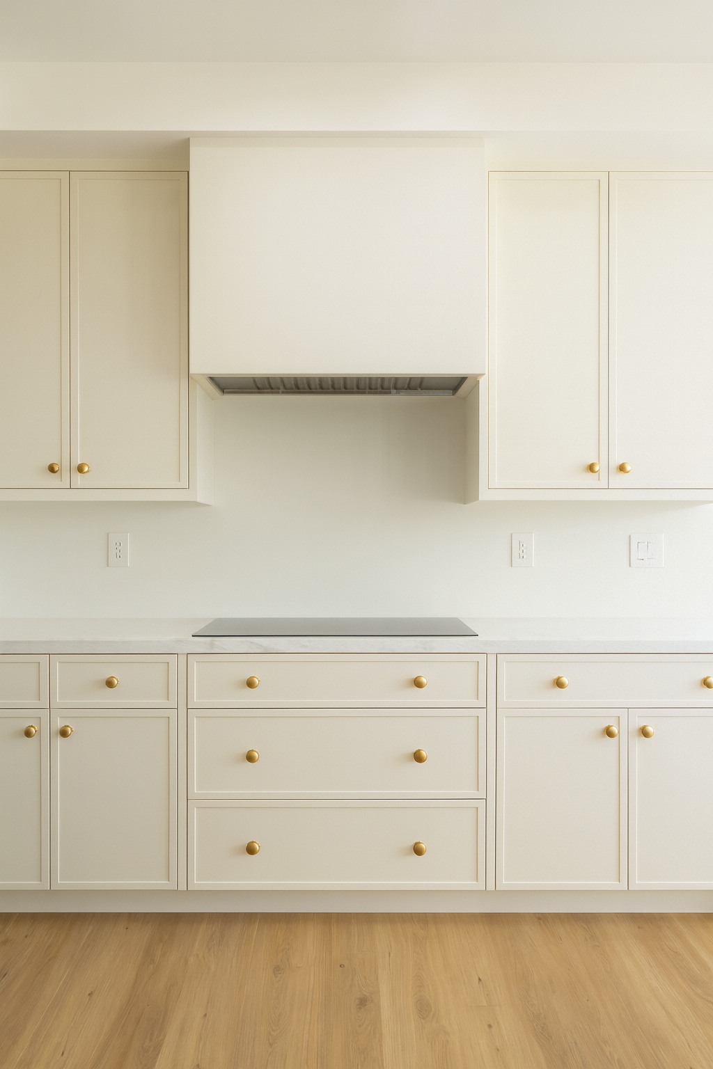 Classic Shaker in white oak — modern frameless kitchen