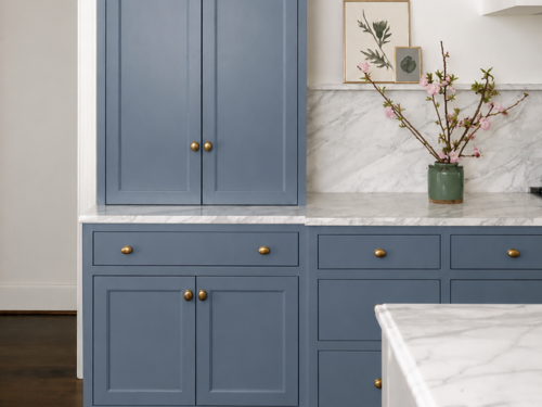 Painted custom cabinet doors