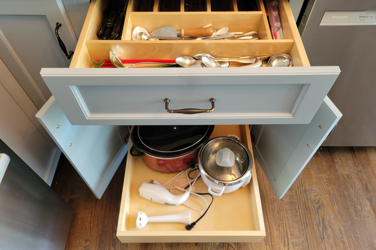 CabinetNow drawer boxes in a modern space