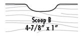 Scoop B flat arch