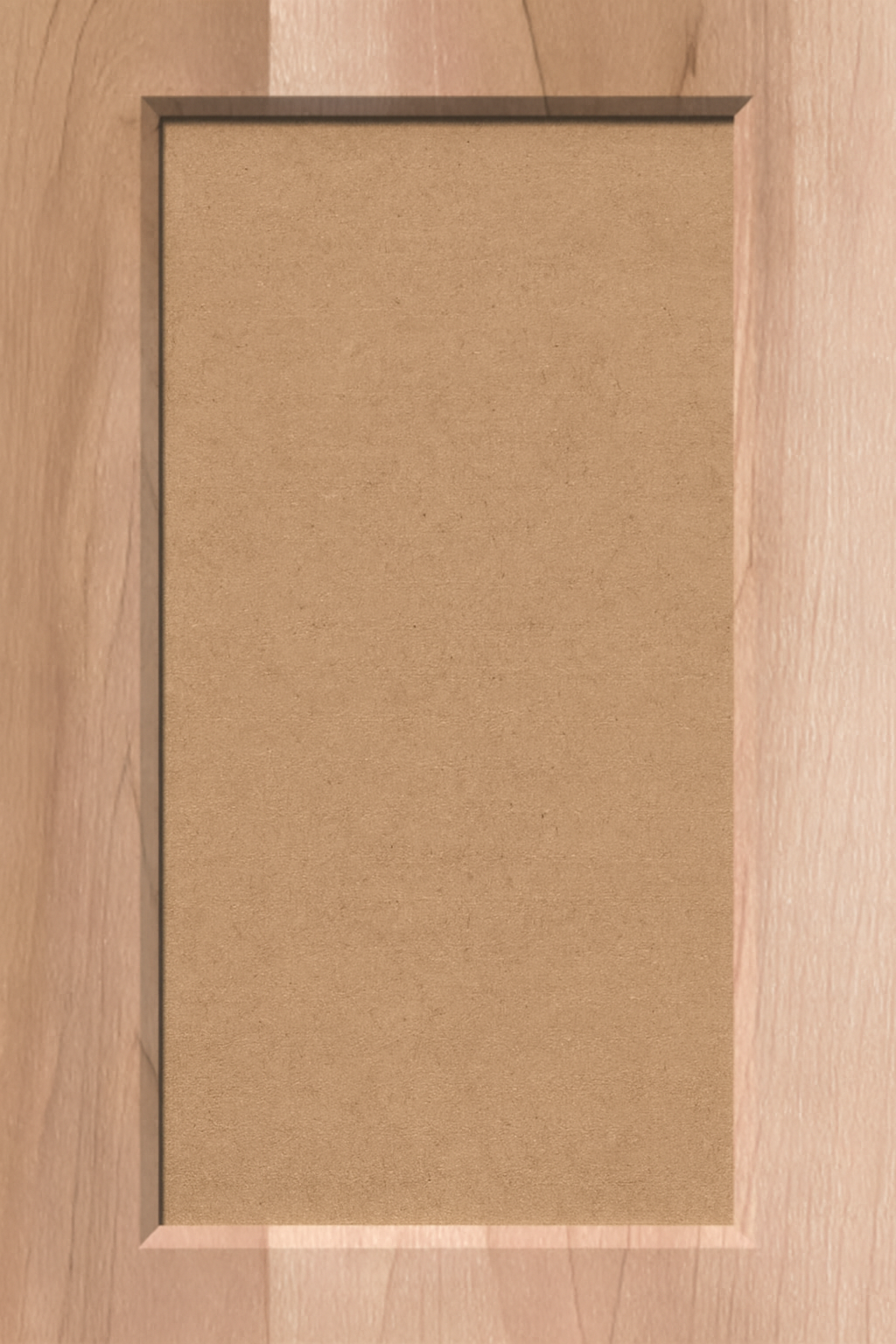 Artesia cabinet door — Unfinished MDF panel & paintable frame