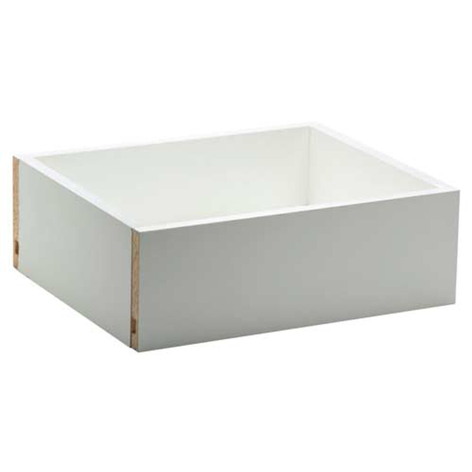 White Melamine Doweled Drawer Box