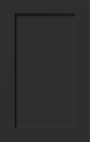 Modern Shaker Thermofoil - Satin Black