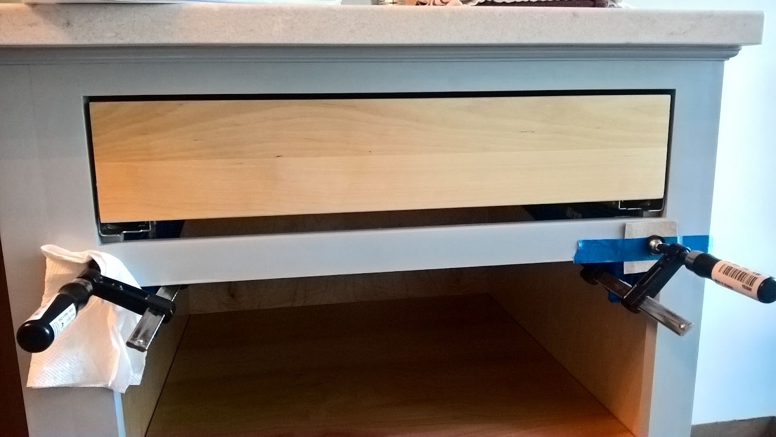 Step 4: Slide your drawer box into your cabinet box