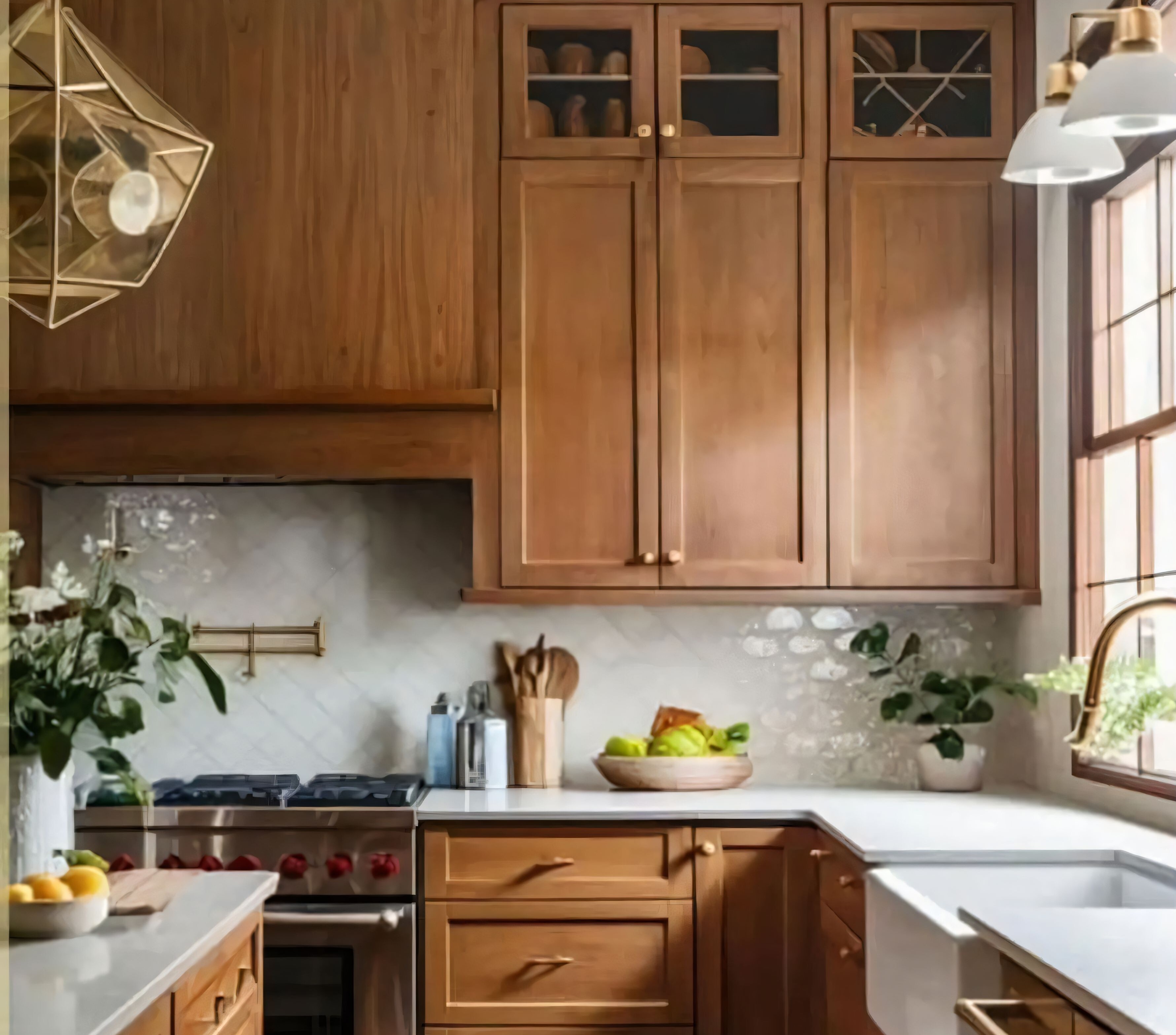 Classic Shaker in white oak — modern frameless kitchen