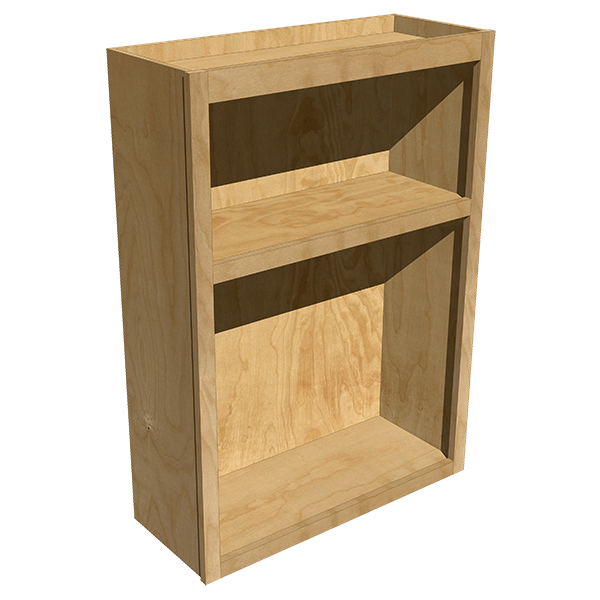 Upper Basic Cabinets in Silver Maple