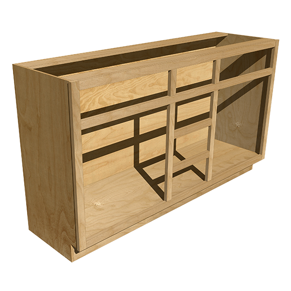 Double Sink Vanity in Alder