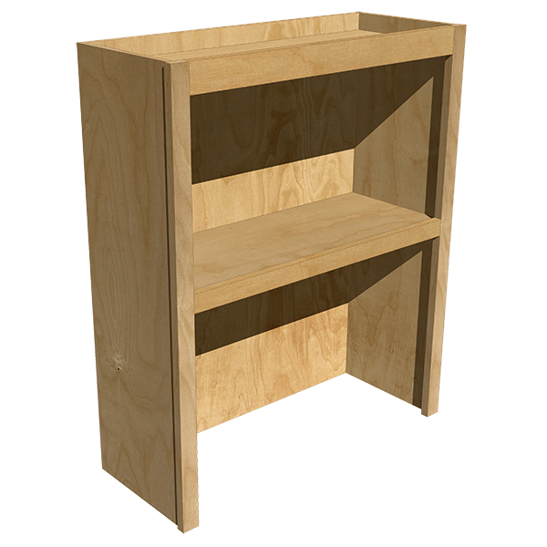 Upper Appliance Cabinets in Walnut