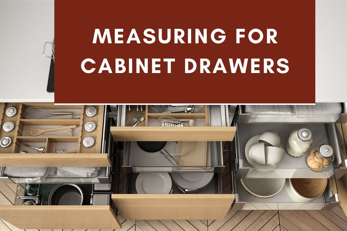 How to measure a cabinet for a pull out shelf