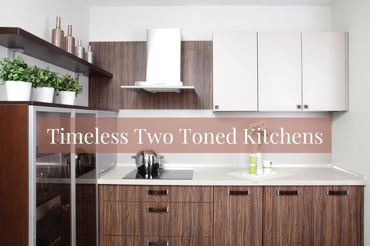 Timeless Two-Toned Kitchen Cabinets - Cabinet Now