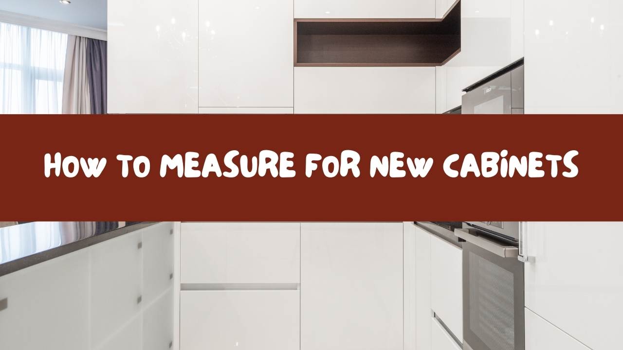 measuring kitchen cabinet door