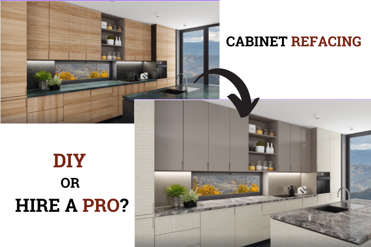 Cabinet Refacing: How to Reface Kitchen Cabinets (DIY), image size:1200x800