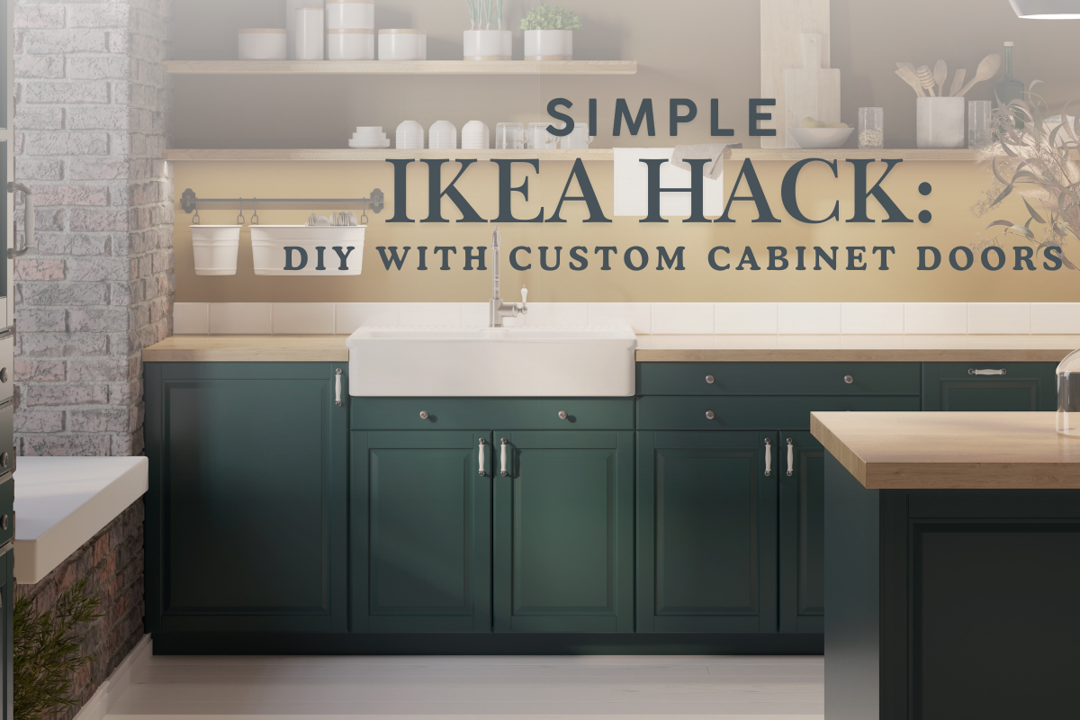 Simple IKEA Hack: DIY with Custom Cabinet Doors - Cabinet Now, image size:1200x800