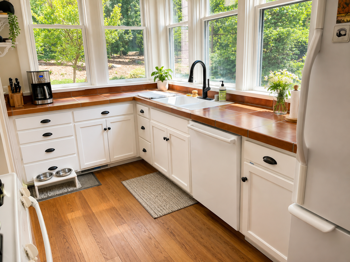 Cottage Cabinet Doors That Make This Sun-Filled Kitchen Feel Timeless ...
