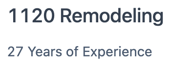 1120 Remodeling