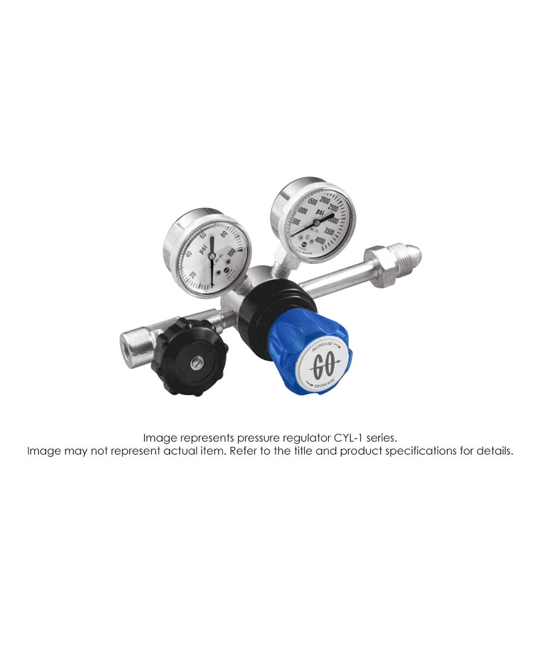 GO Regulator C11F11A3W10002 C1 Single Stage Cylinder Pressure