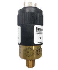 Barksdale Series 96201 Compact Pressure Switch, 2.5 to 15 PSI, 96201-BB1SST1Z1