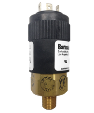 Barksdale Series 96201 Compact Pressure Switch, 360 to 1700 PSI, 96201-BB2SS-T1