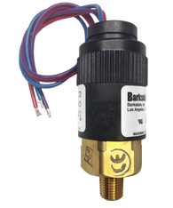 Barksdale Series 96201 Compact Pressure Switch, 360 to 1700 PSI, 96201-BB2SS-V-Z12