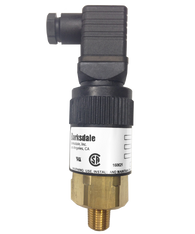 Barksdale Series 96201 Compact Pressure Switch, 1450 to 4400 PSI, 96201-BB3SS-T2-P1V