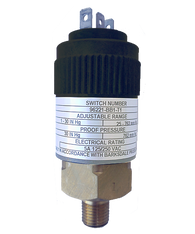 Barksdale Series 96211 Compact Pressure Switch, 70 to 250 PSI, 96211-BB5-T1-Z12