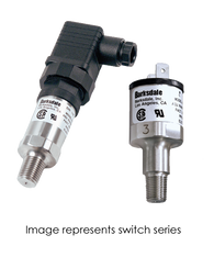 Barksdale Series 7000 Compact Pressure Switch, Single Setpoint, 30 to 120 PSI, 723S-12-1B