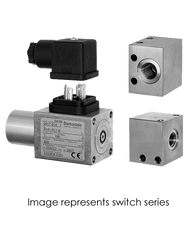 Barksdale Series 8000 Compact Pressure Switch, Single Setpoint, 430 to 5000 PSI, 82E1-PL1-B-UL