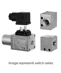 Barksdale Series 8000 Compact Pressure Switch, Single Setpoint, 43 to 2610 PSI, 8DD1-CD1-B-UL