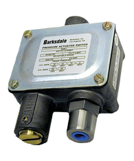 Barksdale Series 9048 Sealed Piston Pressure Switch, Housed, Single Setpoint, 35 to 250 PSI, 9048-1-V