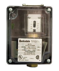Barksdale Series 9617 Sealed Piston Pressure Switch, Housed, Single Setpoint, 180 to 3000 PSI, 9617-4-V-Z1