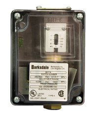 Barksdale Series 9617 Sealed Piston Pressure Switch, Housed, Single Setpoint, 450 to 7500 PSI, 9617-6-Z12