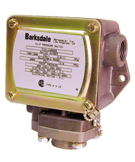 Barksdale Series P1H Dia-seal Piston Pressure Switch, Housed, Single Setpoint, 3 to 85 PSI, P1H-B85-T