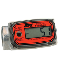 GPI Flomec 1" ISOF Aluminum Fuel Meter, 10-100 LPM, 01A12LM