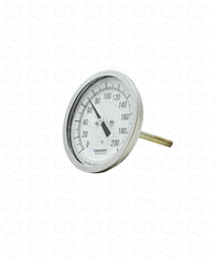 Ashcroft EI Series Bimetal Industrial Thermometer 0-200F 30EI60R025 0/200F