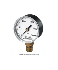 Ashcroft Type 1005 Commercial Pressure Gauge 0-300 PSI 35-W-1005-H-02L-300#