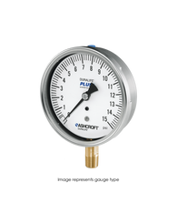 Ashcroft Type 1009 Stainless Steel Duralife Pressure Gauge 0-100 PSI 35-1009-AW-02L-100#