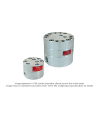 Aluminum Positive Displacement Flow Meter, -185deg F (85deg C), Teflon Standard, 1-1/4" Female NPT, 5000 PSI, 1-120 GPM B175-A90