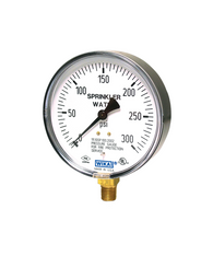 WIKA Type 111.10SP Fire Sprinkler Pressure Gauge 0-300 PSI 4233761