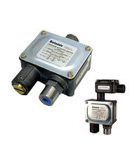 Barksdale Series 9048 Sealed Piston Pressure Switch, Housed, Single Setpoint, 50 to 500 PSI, 9048-2